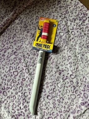 Nerf One Piece Foam Sword in Red and Silver